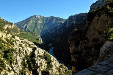 Verdon Kanyonu manzarası
