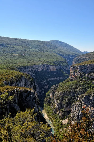 Άποψη Του Φαραγγιού Του Verdon — Φωτογραφία Αρχείου