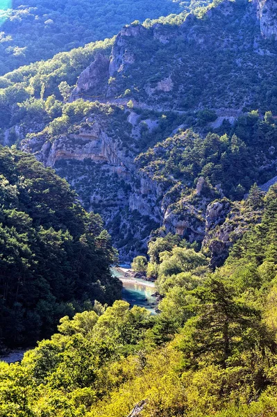 Verdon Kanyon Látképe — Stock Fotó