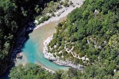 Verdon Kanyonu manzarası