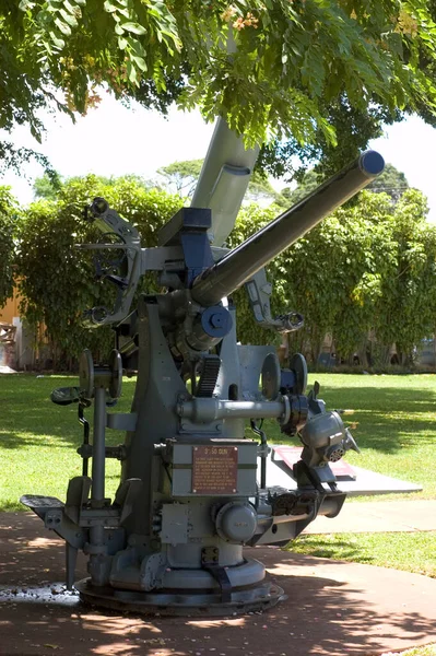 Rizona Memorial World War Machine Guns — стокове фото