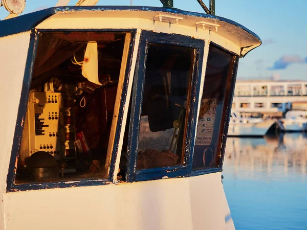 Вид Лодку Гавани — стоковое фото