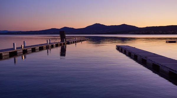 Günbatımında Golfo Aranci Limanı — Stok fotoğraf