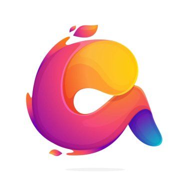 Yangın alevlerinden oluşan A Harfi.