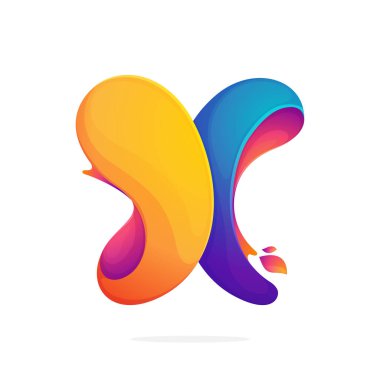 Yangın alevlerinden oluşan X harfli logo.