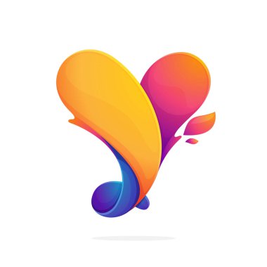 Yangın alevlerinden oluşan Y harfi logosu.