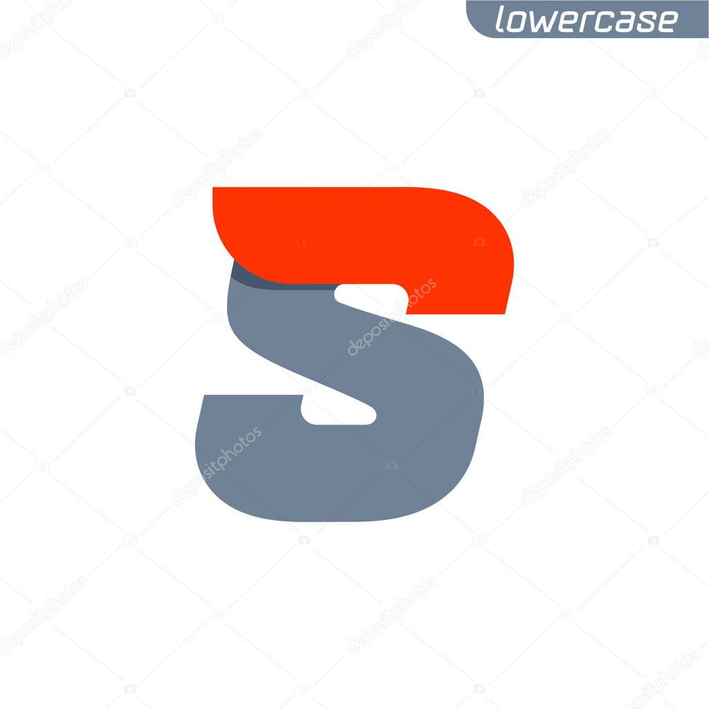 Lowercase font style, vector design template elements for your application or corporate identity.