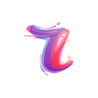 R harfi logo suluboya sıçramalarına tarafından oluşturulmuş.