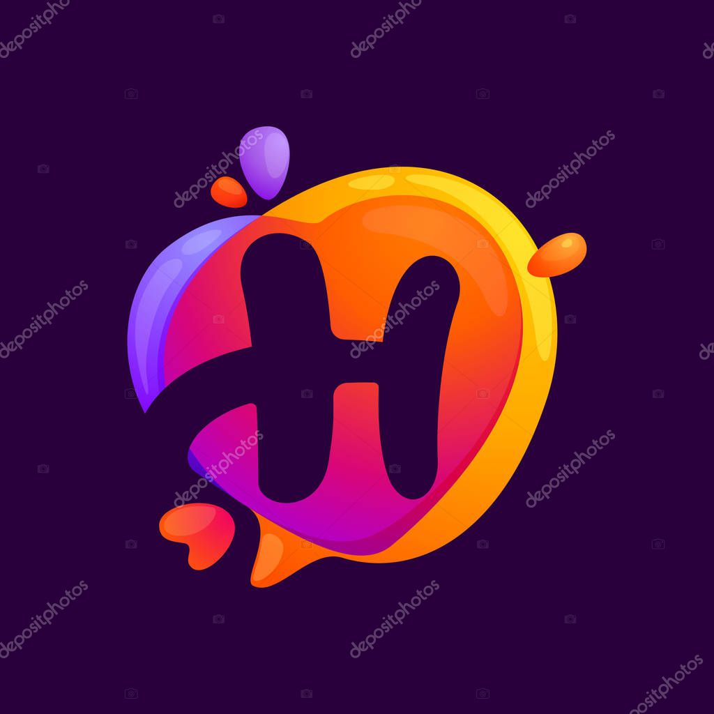 Color multiply style. Vector typeface for app, headlines, posters, cards etc.