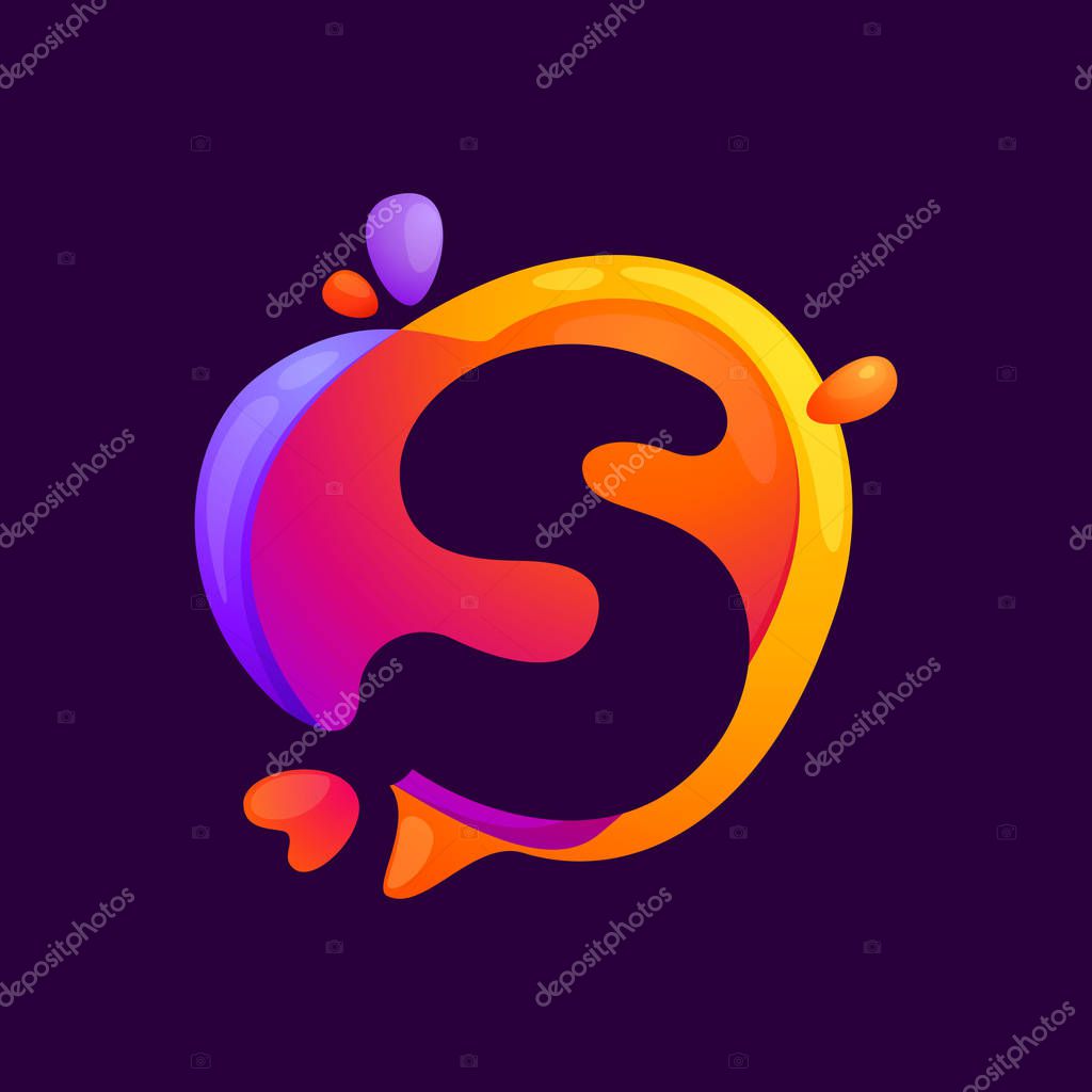 Color multiply style. Vector typeface for app, headlines, posters, cards etc.