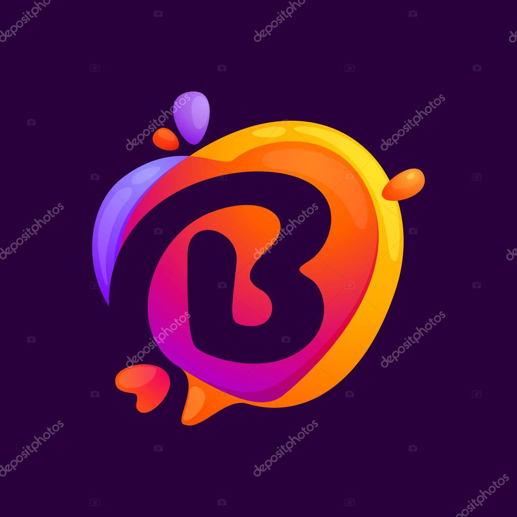 Color multiply style. Vector typeface for app, headlines, posters, cards etc.