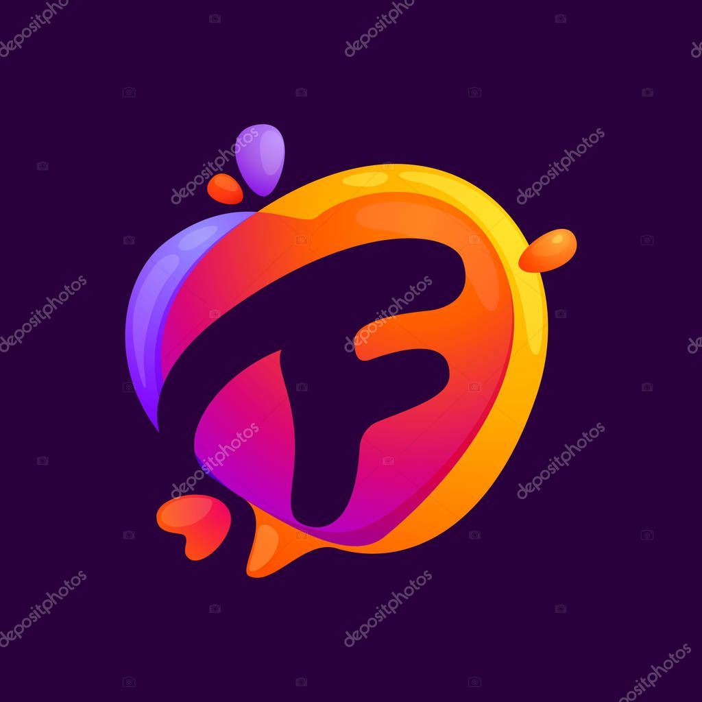Color multiply style. Vector typeface for app, headlines, posters, cards etc.