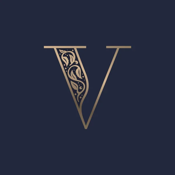 Premium Dekorasyonlu Eski Harfi Logosu Klasik Serif Yazı Tipi Alkol — Stok Vektör