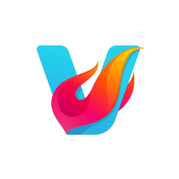 Letter Logo Met Snelvuur Vector Icoon Perfect Gebruiken Sportkleding Etiketten — Stockvector
