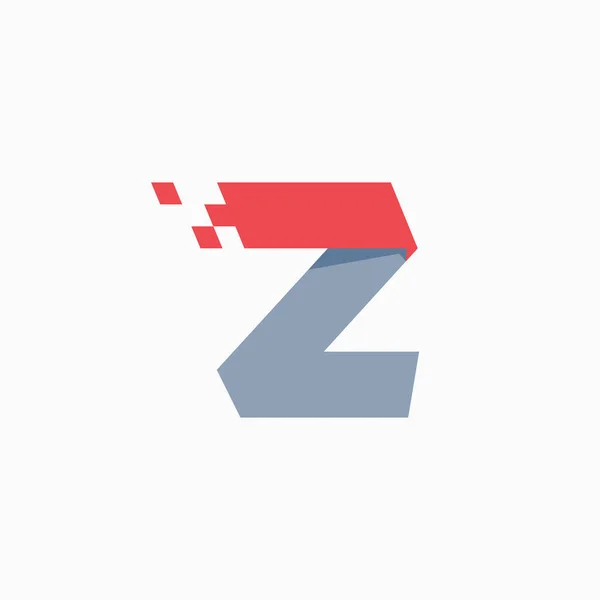 Buchstaben Logo Mit Karierter Musterlinie Perfekt Für Werbung Von Transportunternehmen — Stockvektor