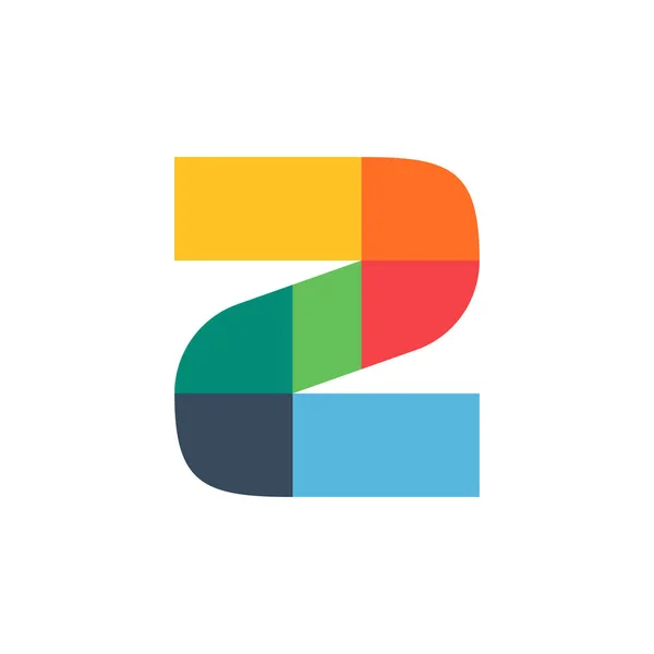 Λογότυπο Γράμμα Χρωματισμένο Έντονα Και Έντονα Χρώματα Επικάλυψη Μπορείτε Χρησιμοποιήσετε — Διανυσματικό Αρχείο