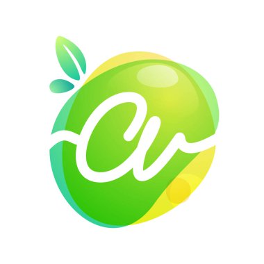 Vektör yeşil eko harfi A logosu. Vegan, çiğ, sağlıklı gıda tabelaları kafe etiketleri, restoran posterleri, organik ambalajlar vs..