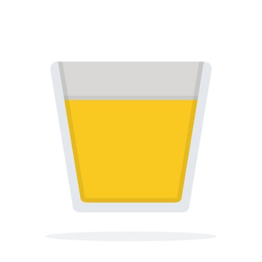 Kahve vektörü simgesi için limon suyu.