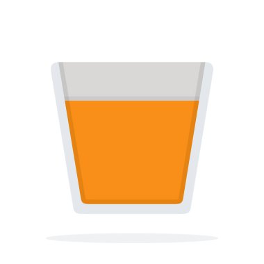 Bir cam vektör ikonunda karamelli efendim izole edilmiş.