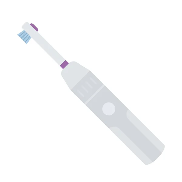 Electric toothbrush vector icon flat isolated — Stock Vector