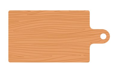 Mutfak ahşap tahta taşıyıcısı izole edildi