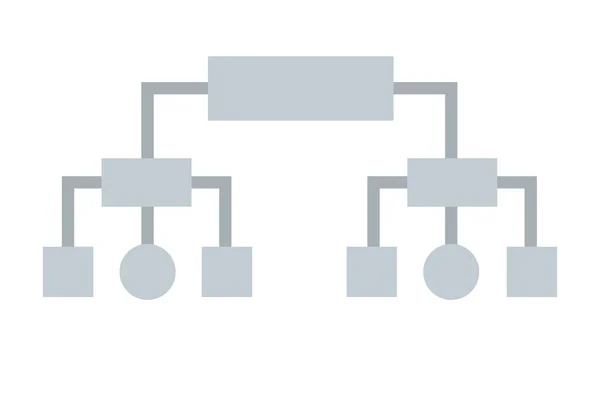 Architectuur diagram in programmeeromgeving platte icoon vector geïsoleerd. — Stockvector