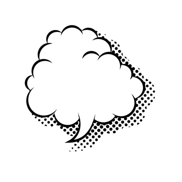Ομιλία φυσαλίδα σύννεφο προβολή επίπεδη διάνυσμα εικονίδιο απομονωμένο. — Διανυσματικό Αρχείο