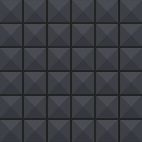 Mosaico parede de tijolo cinza close-up músico padrão vetorial plana isolado . — Vetor de Stock