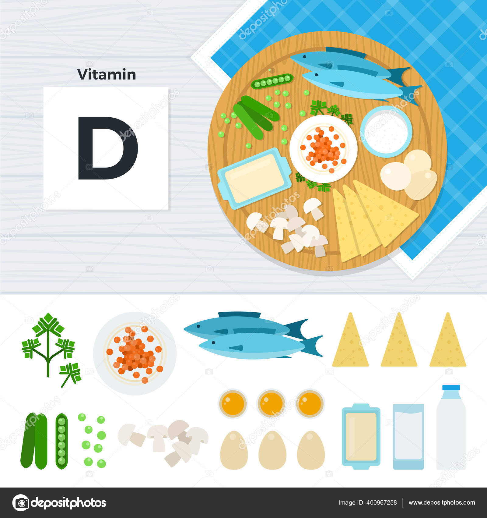 Products with vitamin D Stock Vector Image by ©mountainbrothers 400967258