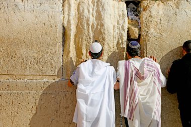 Jerusalem eski bir şehir olan bir duvar ağlayan