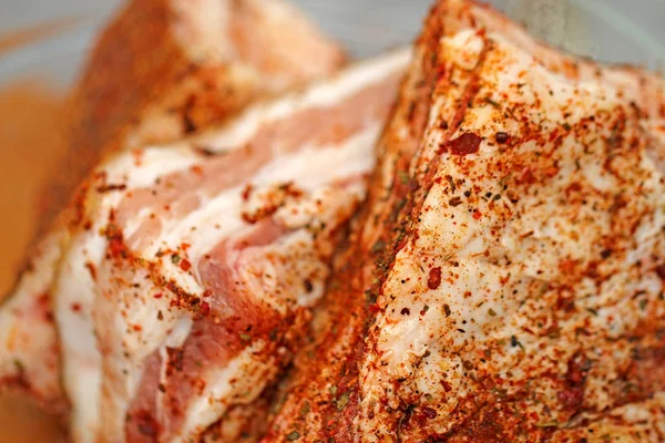 Gordura Porco Tempero Gordura Porco Para Cozinhar — Fotografia de Stock