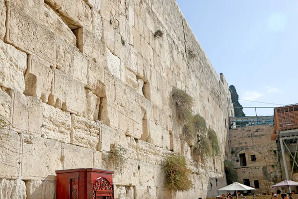 Jerusalém Uma Cidade Velha Muro Chorando — Fotografia de Stock