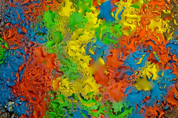 Farbe Hintergrund Farbe Des Wassers Auf Der Oberfläche — Stockfoto