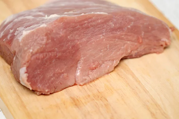 Carne Para Cocinar Freír Filetes — Foto de Stock