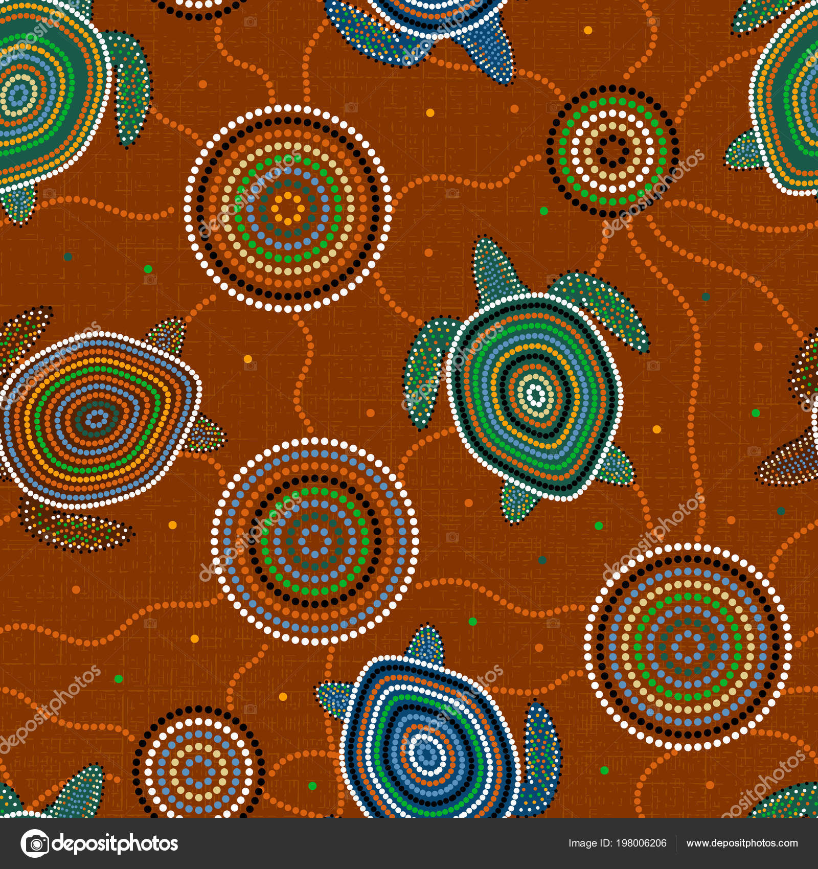 Australian Aboriginal Art Turtle