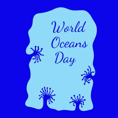 Dünya Okyanus günü. 8 Haziran. Ekolojik tatil kavramı. Bir sualtı mağarası, mercan görüntülemek