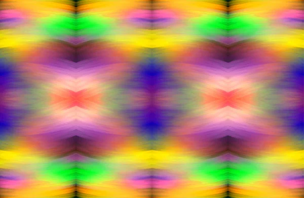 Rainbow Struktur Mjuk Utsmetade Linjer Ljusa Flerfärgad Textural Bakgrund Fraktal — Stockfoto