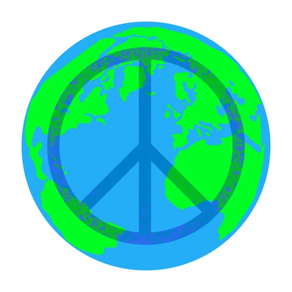 Dag Van Internationale Vrede Concept Van Een Sociaal Vakantie Een — Stockvector