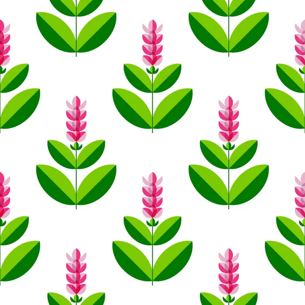 Kurkuma Kurkuma Növényi Virággal Stilizált Illusztráció Varrat Nélküli Mintát — Stock Vector