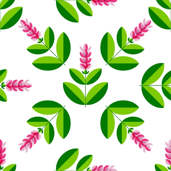 Κουρκούμη Curcuma Φυτό Ένα Λουλούδι Στυλιζαρισμένη Απεικόνιση Χωρίς Ραφή Πρότυπο — Διανυσματικό Αρχείο