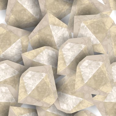 Elmas taş kaba. Seamless modeli. Değerli taş, taş, mineral.