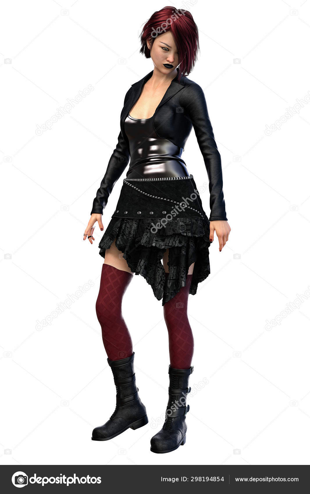 Asian Goth Girl