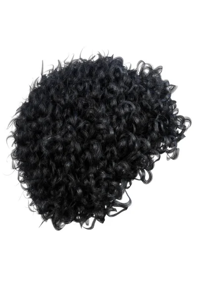 Afro Cabelo Isolado Afro Americano Ilustração Rendering — Fotografia de Stock