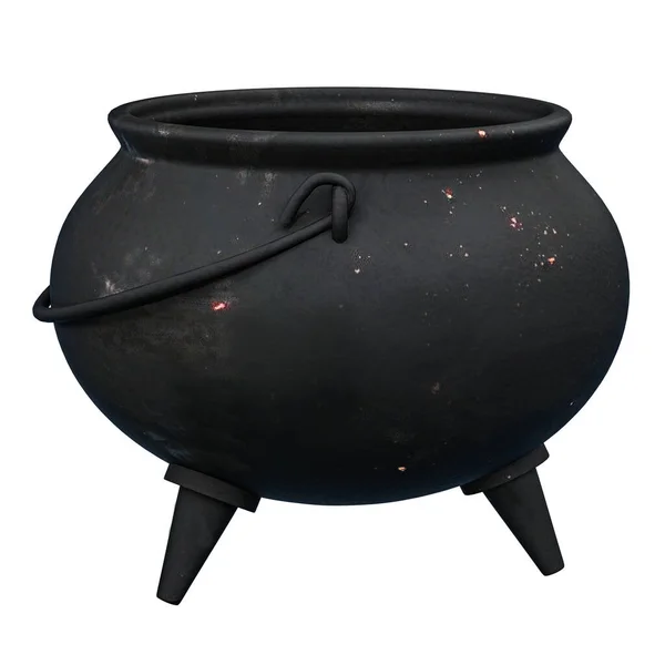 Fantasy Witch Cauldron Illustration Rendering — Stock Photo, Image