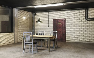 Hapishane İçi, 3D Görüntü, 3B Görüntü