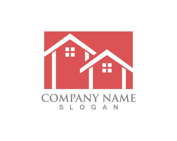 Simple House Home Real Estate Logo
