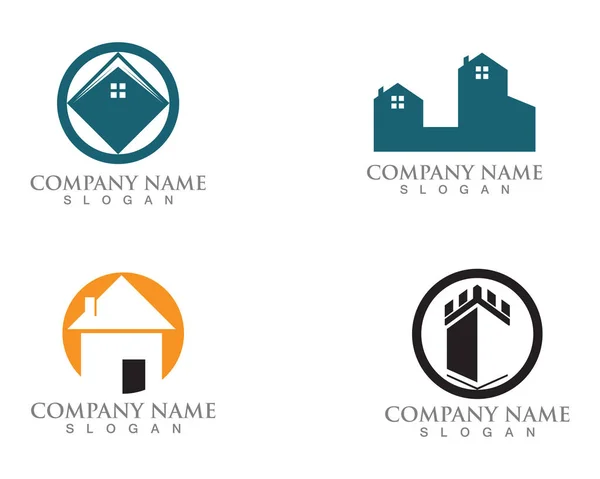 Casa Semplice Home Real Estate Logo — Vettoriale Stock