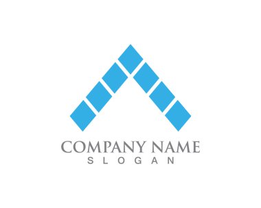 Pyramide logo ve sembolleri şablon vektör 