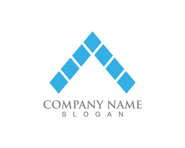 Modèle Logo Symboles Pyramide Vecteur — Image vectorielle