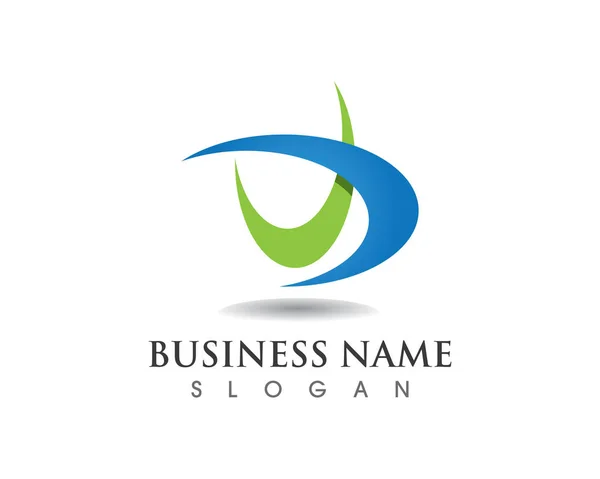 Carta Logo Template Design Vecto — Vetor de Stock